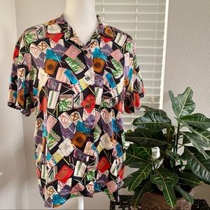 RARE VINTAGE NICOLE MILLER - SILK SHIRT